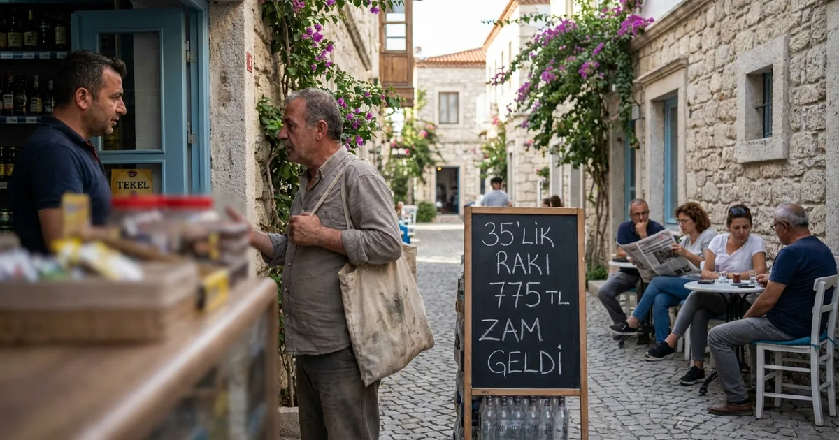 Rakıya zam dalgası: 35'lik rakı fiyatı 775 TL oldu - Haber Alaçatı