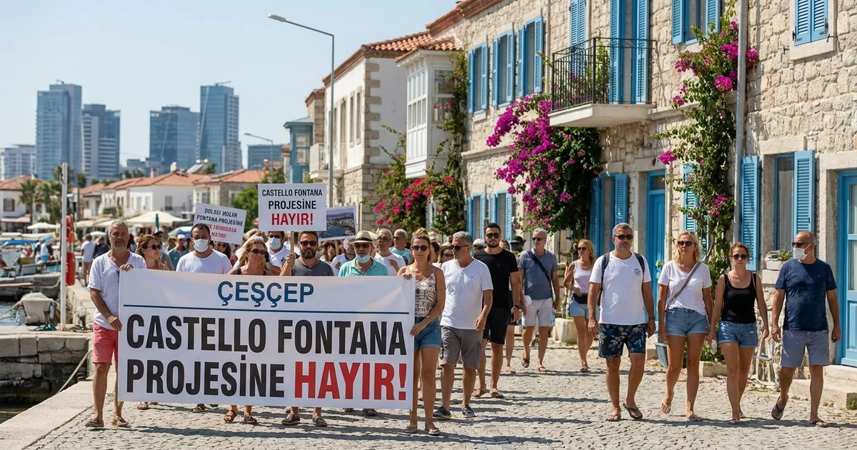ÇEŞÇEP’ten Castello Fontana projesine ÇED itirazı geldi - Haber Alaçatı