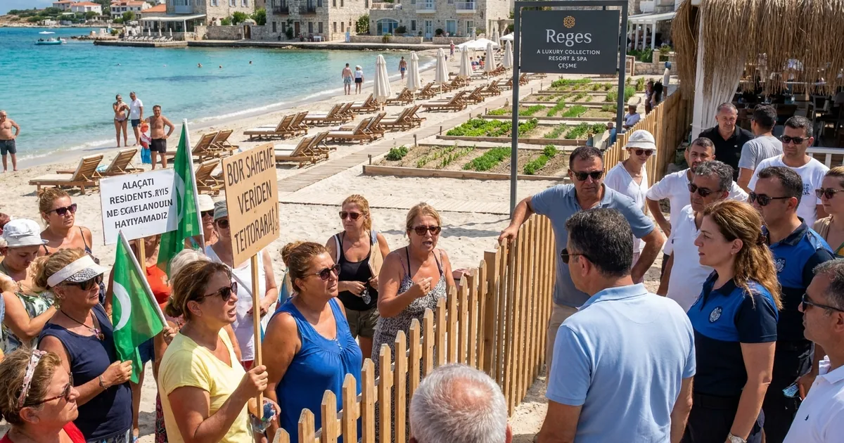 Çeşme kıyılarında büyük tartışma: 54 kişi kumsala mı çöktü? - Haber Alaçatı