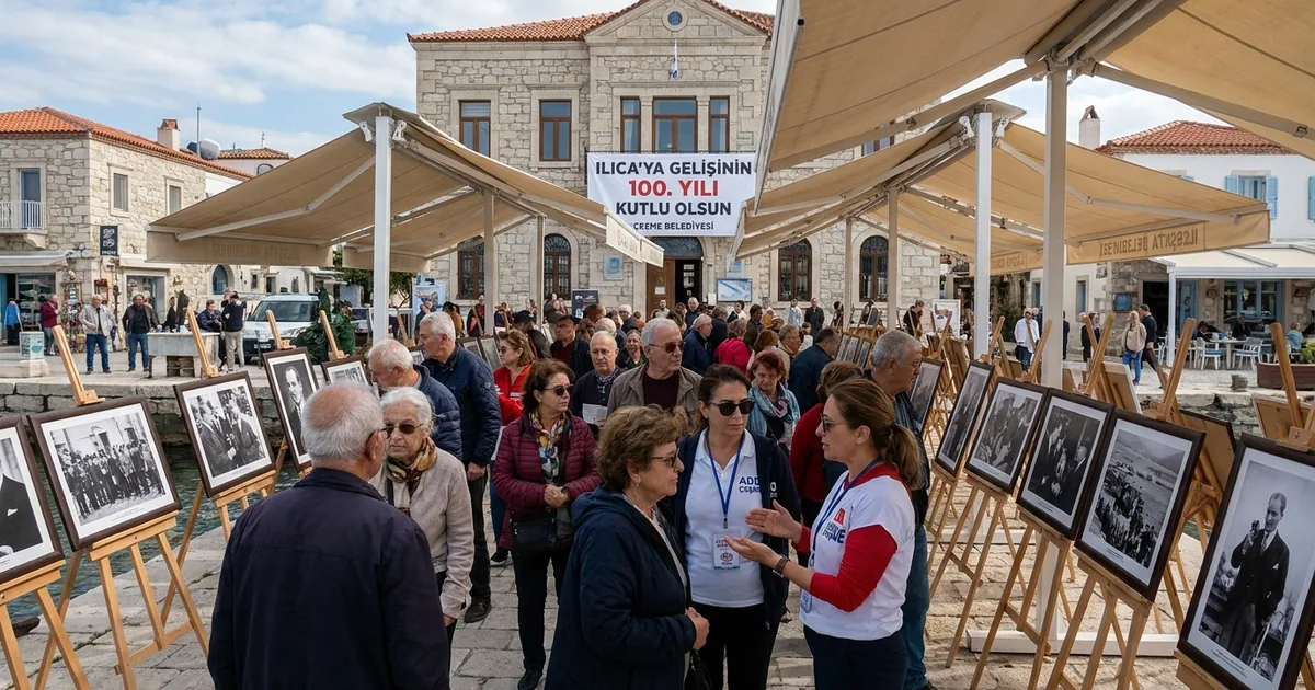 ADD Çeşme Ilıca'da Atatürk Resimleri Sergiledi: Yoğun İlgi - Haber Alaçatı
