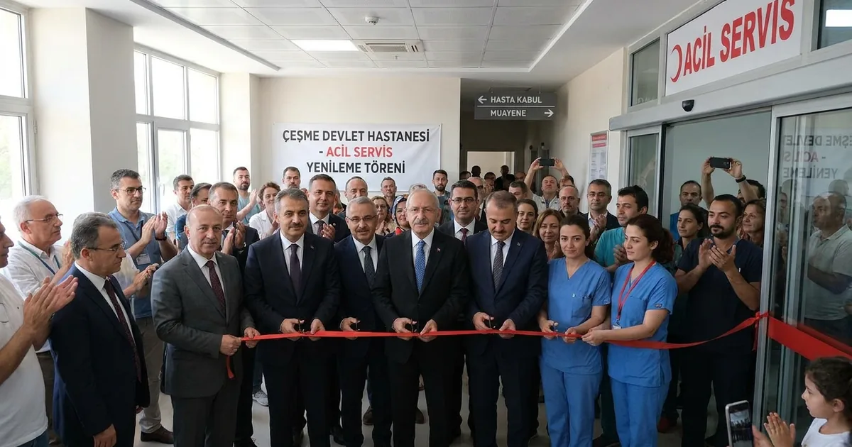 Sağlıkta büyük adım: Çeşme Devlet Hastanesi açılış yaptı