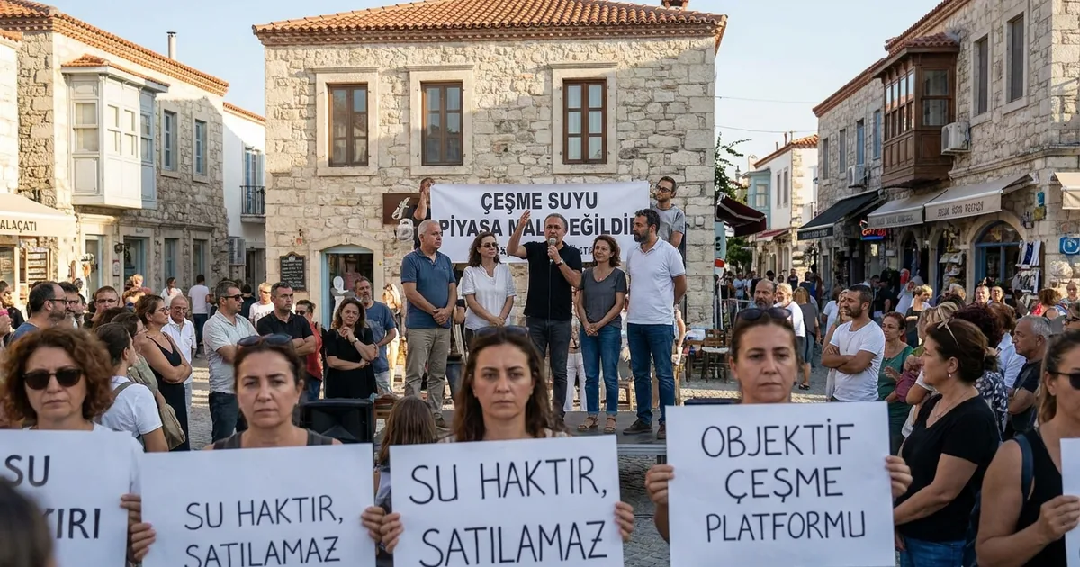 Çeşme'de su hakları tartışması: Piyasaya teslim edilemez - Haber Alaçatı