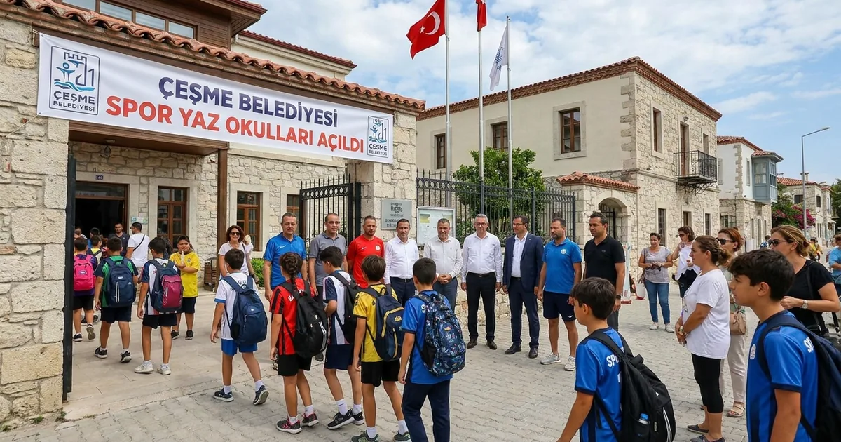 Çeşme Belediye Spor Yaz Spor Okulları kapılarını açtı - Haber Alaçatı