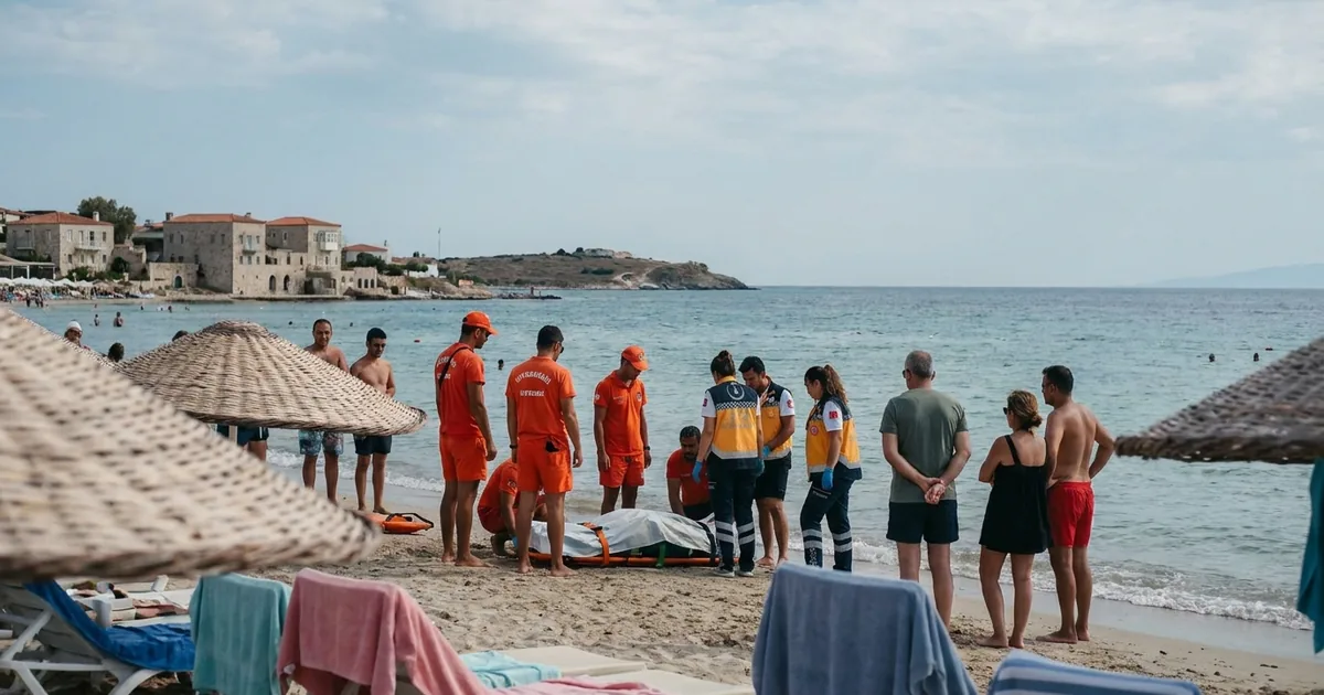 Çeşme'de deniz keyfi facia ile bitti: Kalp krizi can aldı