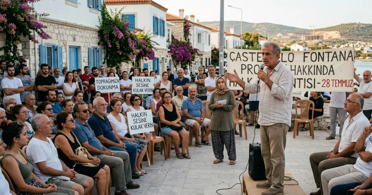 Çeşme halkı 28 Temmuz'da Castello Fontana için buluşuyor - Haber Alaçatı