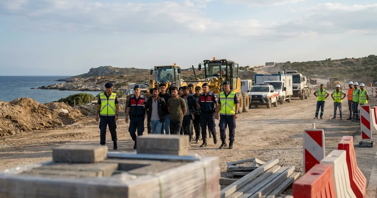 Azmak Halk Plajı mevkisinde 9 göçmen kıskıvrak yakalandı - Haber Alaçatı