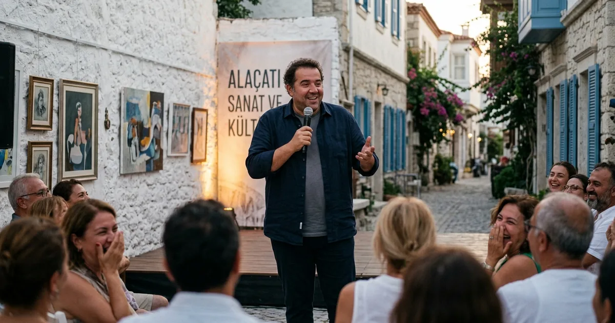Ünlü komedyen Ata Demirer Çeşme'de performans sergiledi - Haber Alaçatı