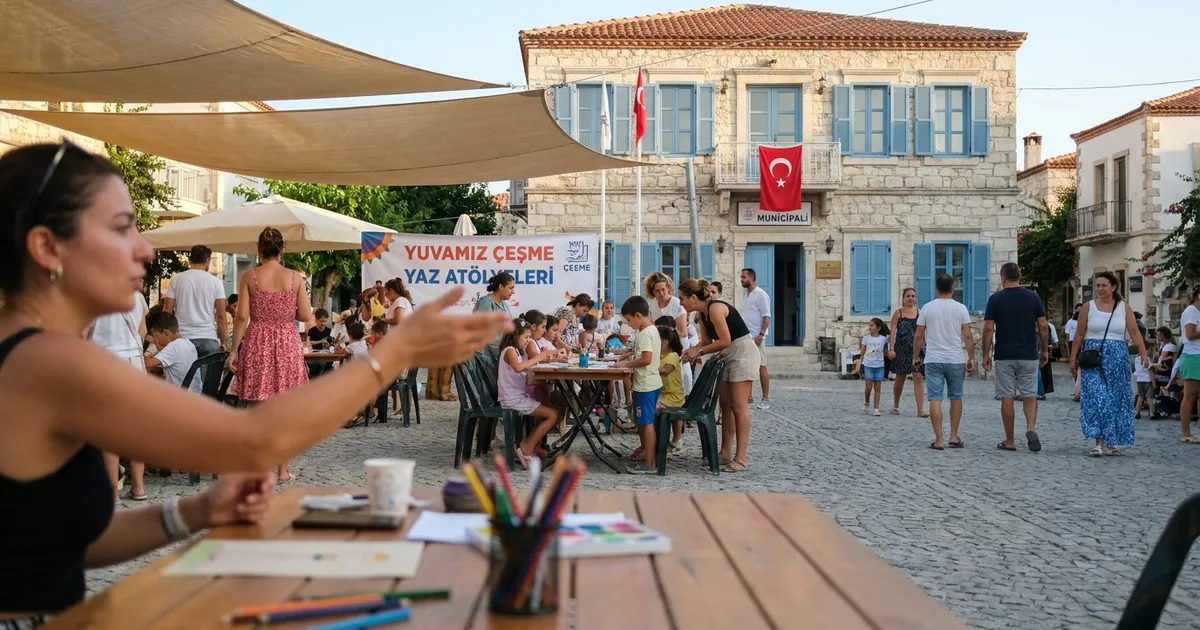 Mahalle mahalle Yuvamız Çeşme Yaz Atölyeleri buluşmaları - Haber Alaçatı