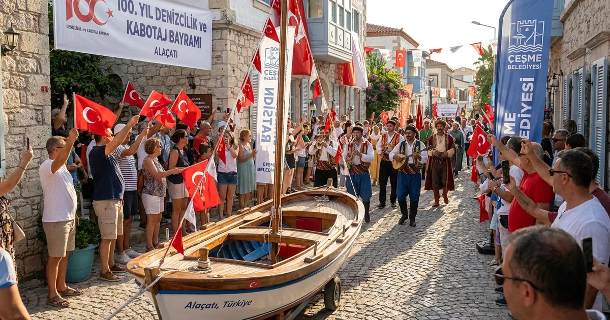 Denizcilik Bayramı’nda Çeşme’de renkli görüntüler - Haber Alaçatı