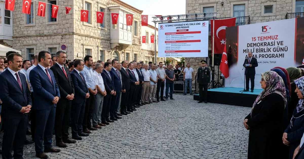 Çeşme'de 15 Temmuz anma programı detayları belli oldu