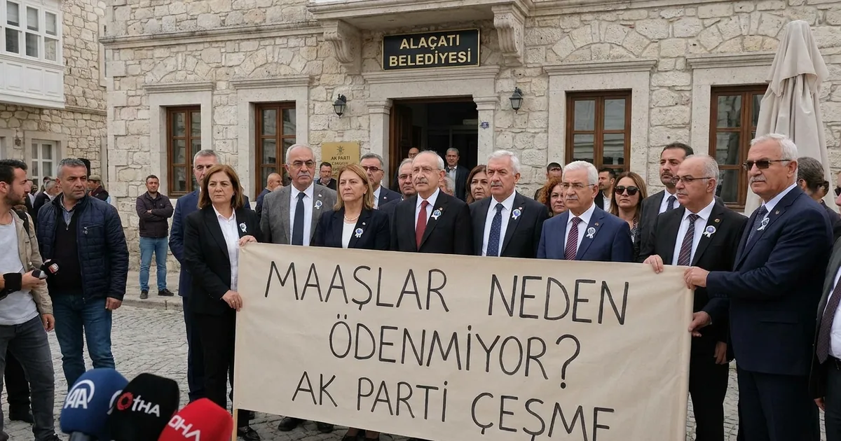 Maaşlar neden ödenmiyor? AK Parti Çeşme'den kritik soru - Haber Alaçatı