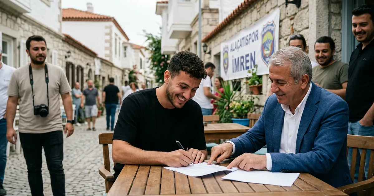 Erdi Önal İmren Alaçatıspor ile yeniden sözleşme imzaladı - Haber Alaçatı