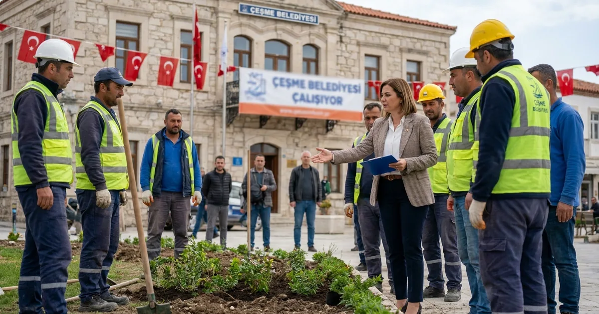 Başkan Denizli'den belediye ekiplerine çalışma talimatı - Haber Alaçatı